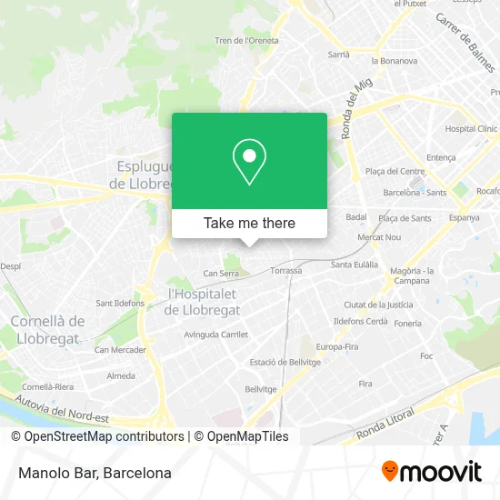 Bar Manolo map