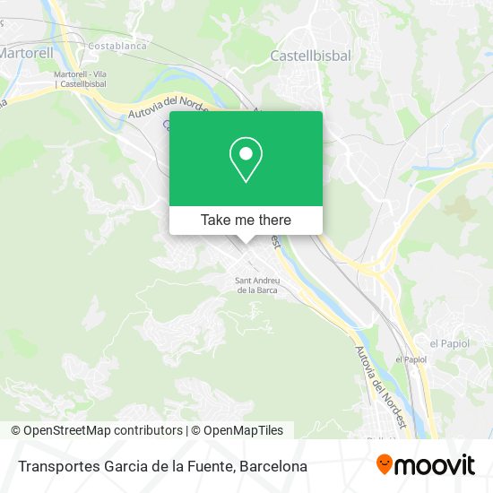 Transportes Garcia de la Fuente map