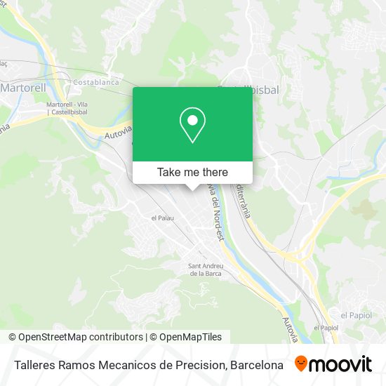 Talleres Ramos Mecanicos de Precision map