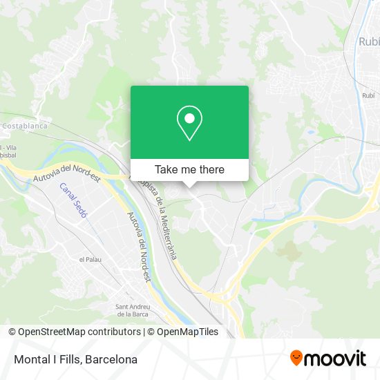 Montal I Fills map