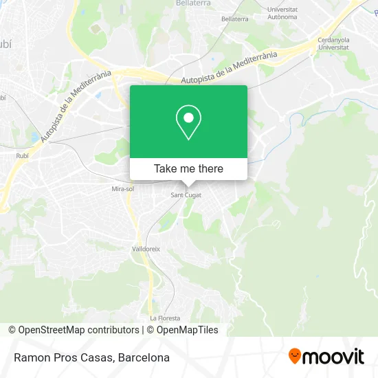 Ramon Pros Casas map