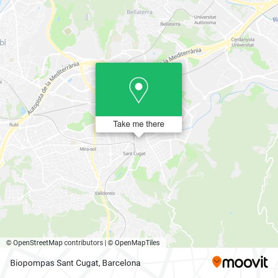 Biopompas Sant Cugat map