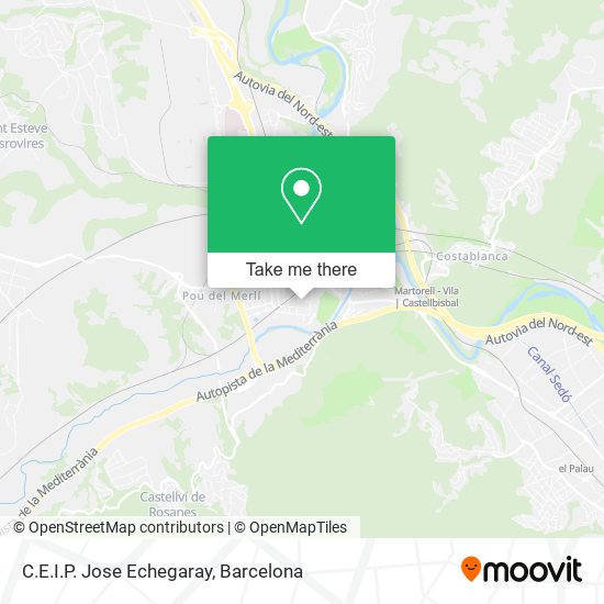 C.E.I.P. Jose Echegaray map