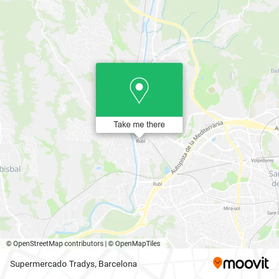 Supermercado Tradys map