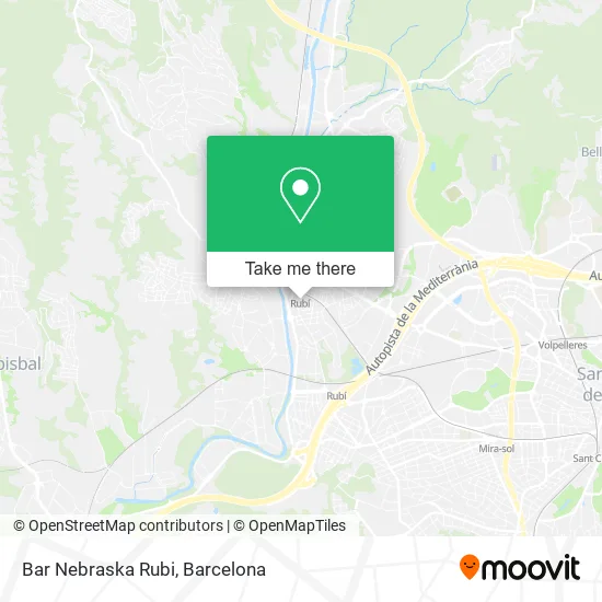 Bar Nebraska Rubi map