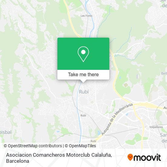 Asociacion Comancheros Motorclub Calaluña map