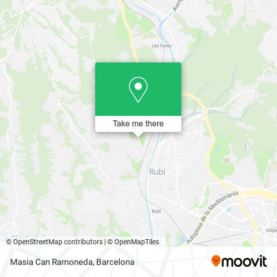 Masia Can Ramoneda map