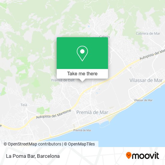 mapa La Poma Bar