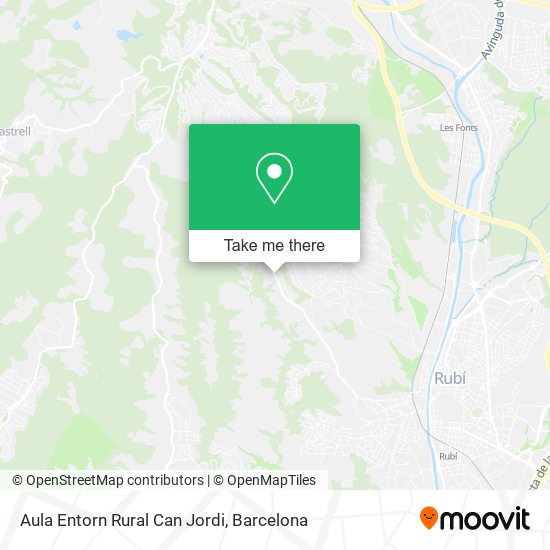 Aula Entorn Rural Can Jordi map