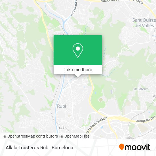 Alkila Trasteros Rubi map