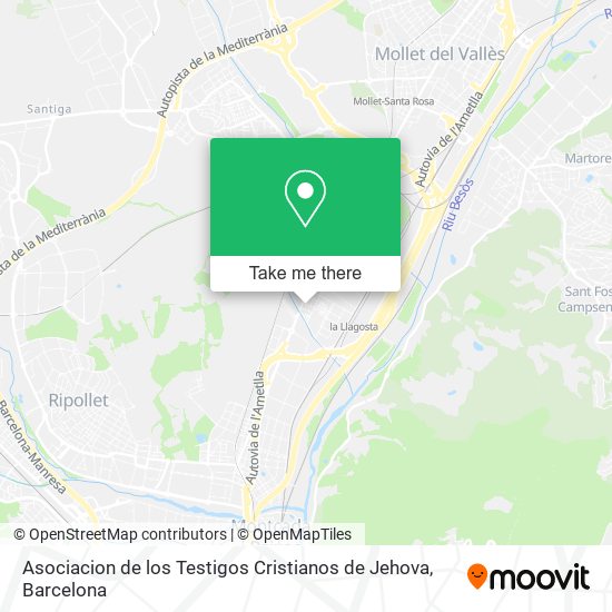 Asociacion de los Testigos Cristianos de Jehova map