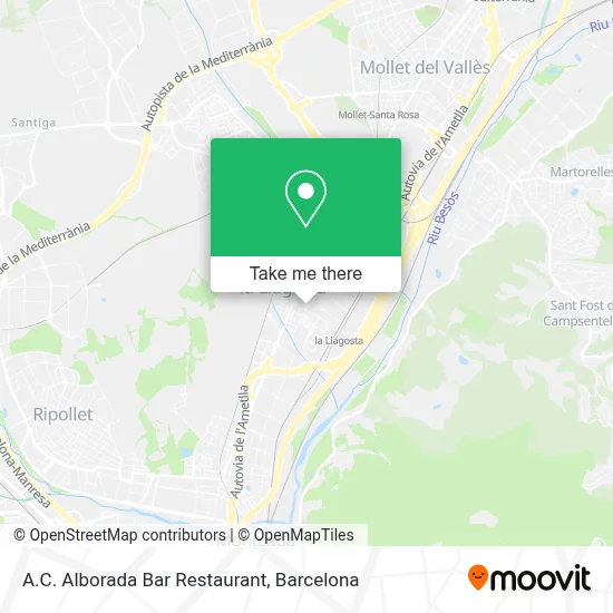 A.C. Alborada Bar Restaurant map