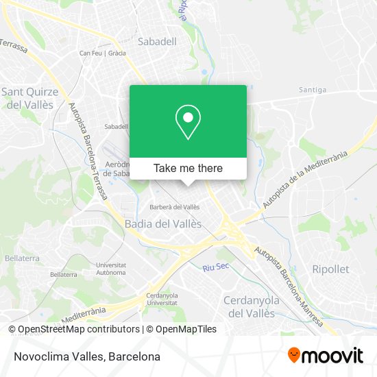 mapa Novoclima Valles