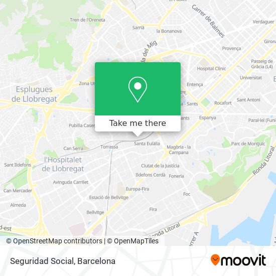 Seguridad Social map