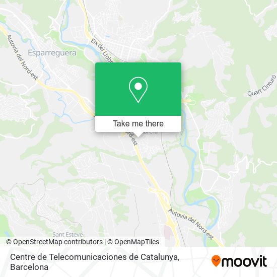 Centre de Telecomunicaciones de Catalunya map