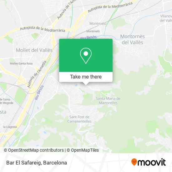 Bar El Safareig map