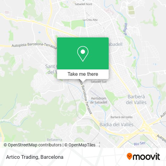 Artico Trading map