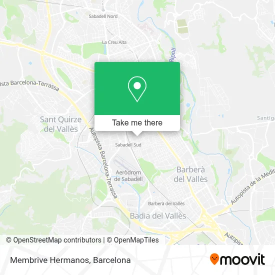 Membrive Hermanos map