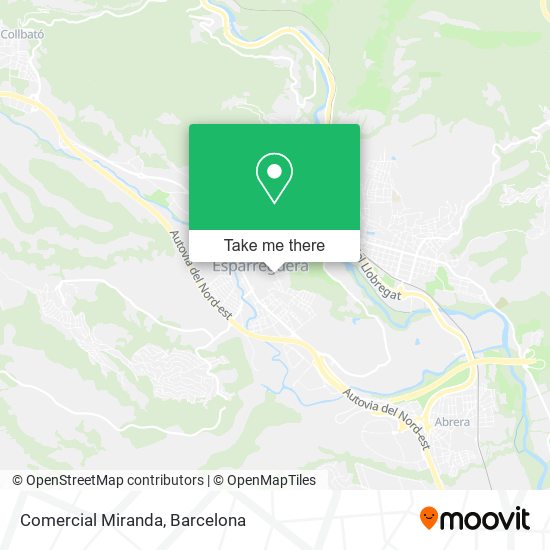 Comercial Miranda map