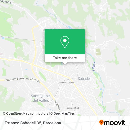 Estanco Sabadell 35 map