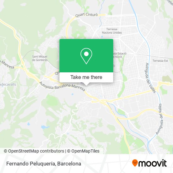 Fernando Peluquería map