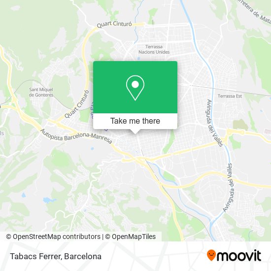 Tabacs Ferrer map