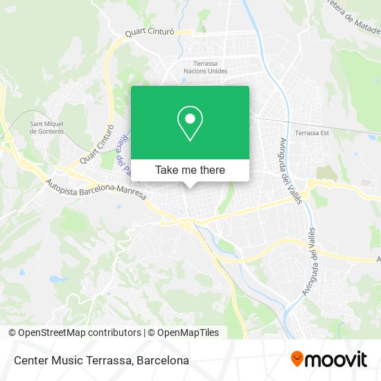 Center Music Terrassa map