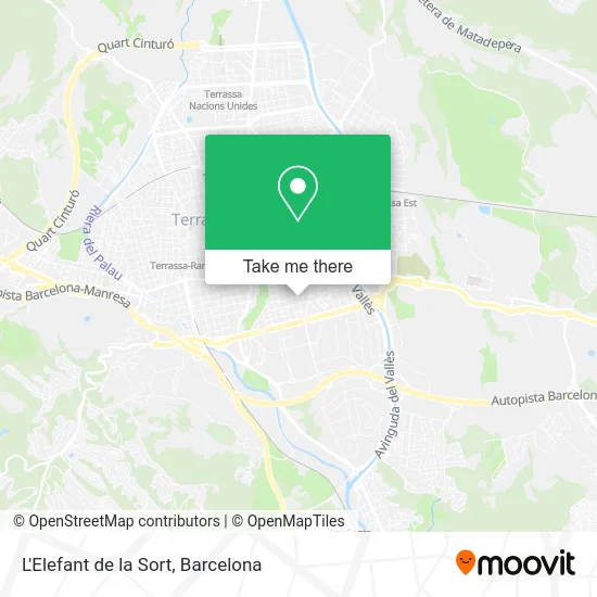 L'Elefant de la Sort map