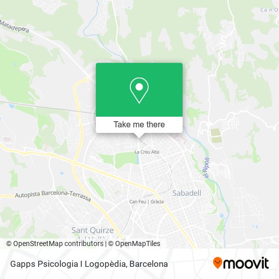 Gapps Psicologia I Logopèdia map