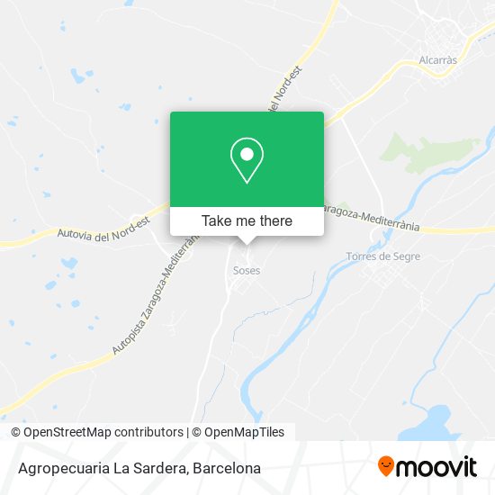 Agropecuaria La Sardera map