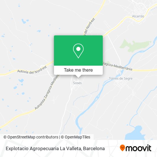 Explotacio Agropecuaria La Valleta map