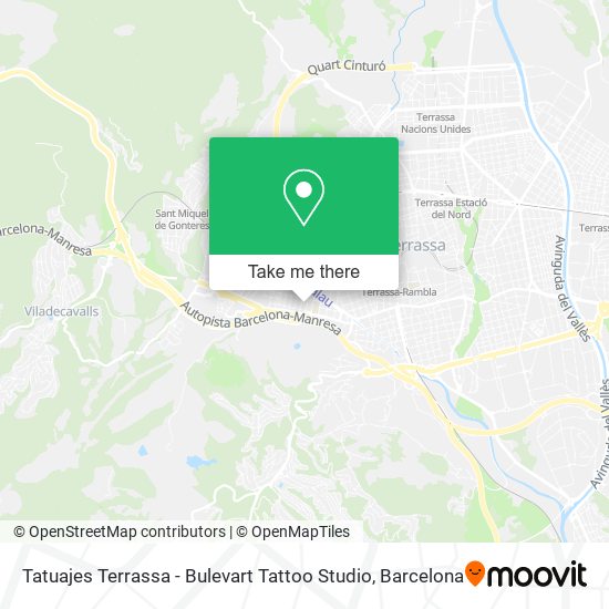 Tatuajes Terrassa - Bulevart Tattoo Studio map