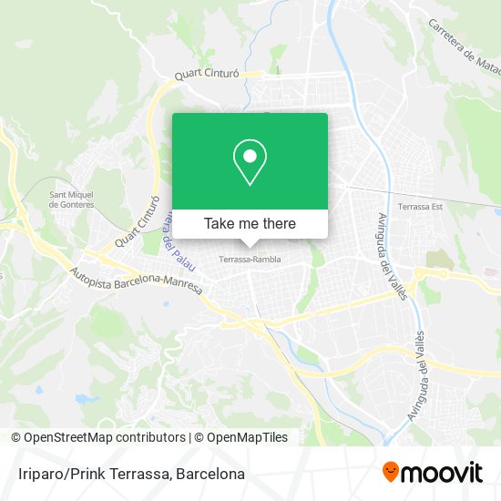 Iriparo/Prink Terrassa map