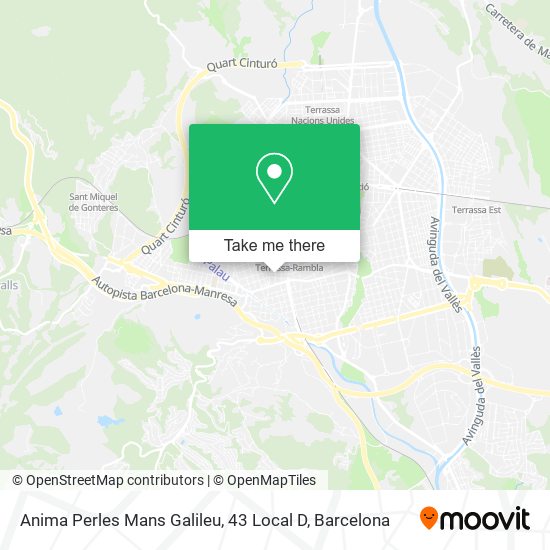 Anima Perles Mans Galileu, 43 Local D map
