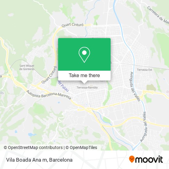 Vila Boada Ana m map