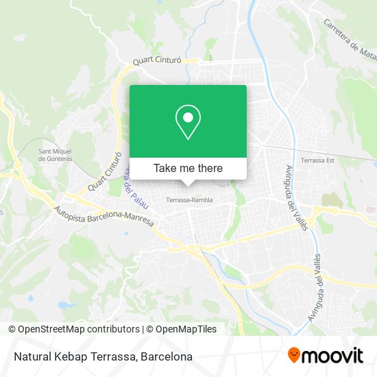 mapa Natural Kebap Terrassa