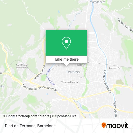 mapa Diari de Terrassa