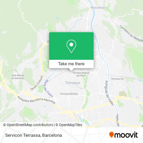 Servicon Terrassa map