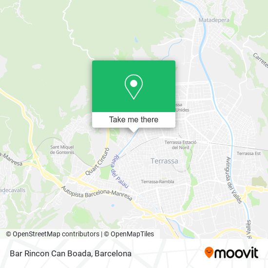 Bar Rincon Can Boada map