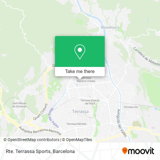 Rte. Terrassa Sports map