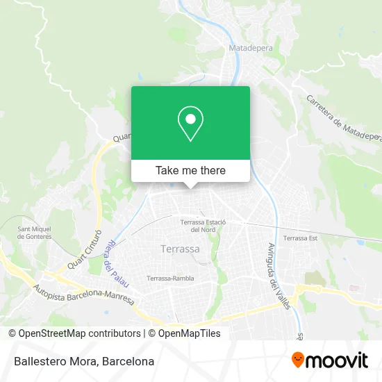 Ballestero Mora map