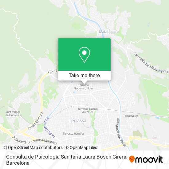Consulta de Psicología Sanitaria Laura Bosch Cirera map
