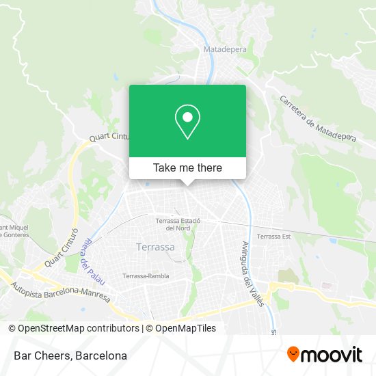 Bar Cheers map