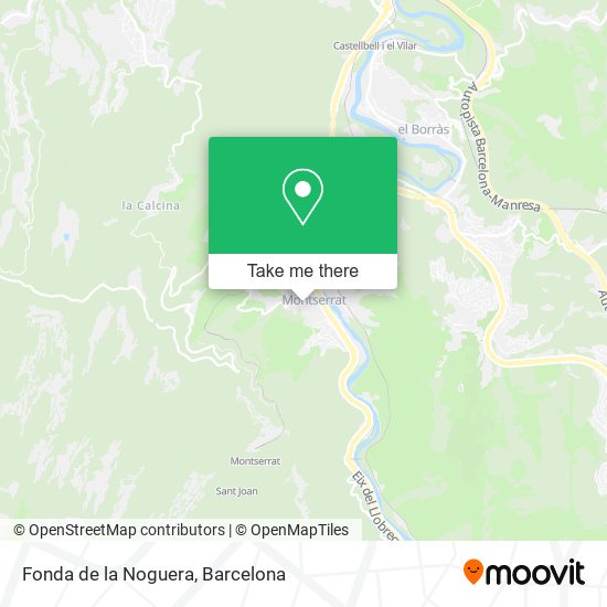 Fonda de la Noguera map