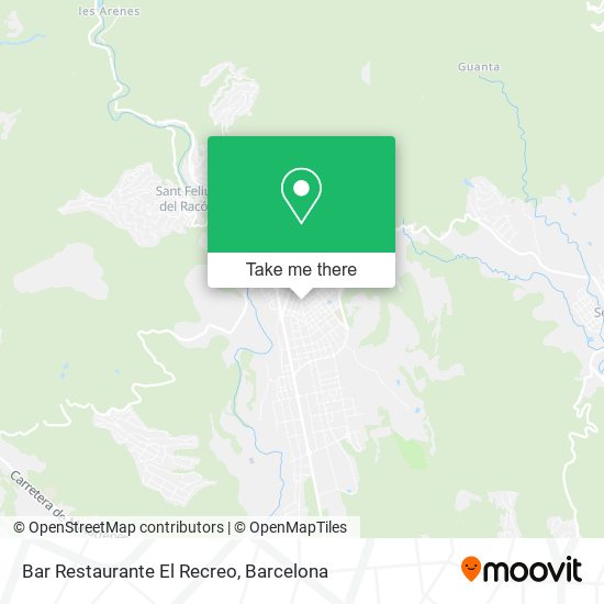 Bar Restaurante El Recreo map