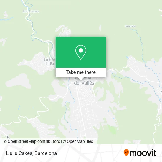 mapa Llullu Cakes