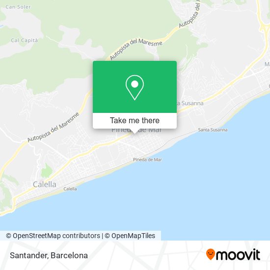 Santander map