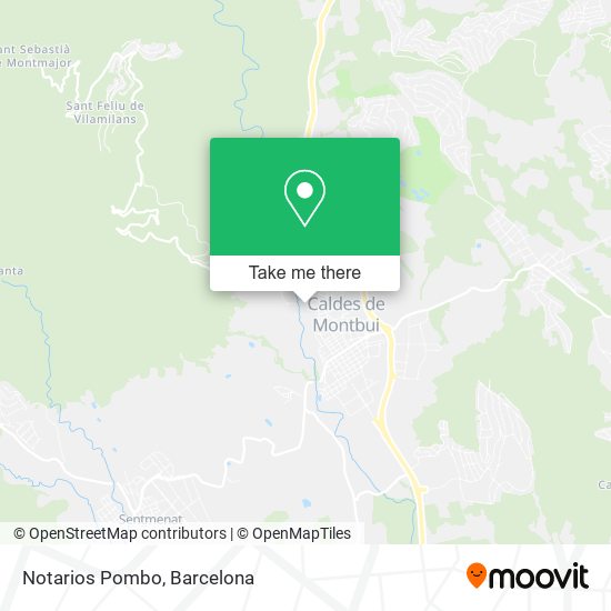 Notarios Pombo map