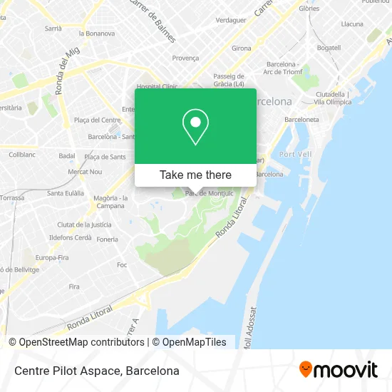 Centre Pilot Aspace map