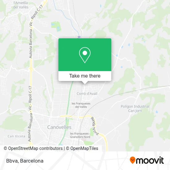 Bbva map